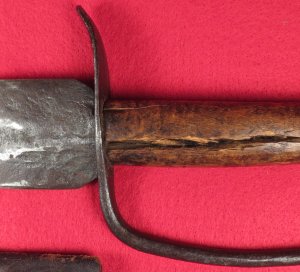 Confederate “D” Guard Bowie Knife with Scabbard